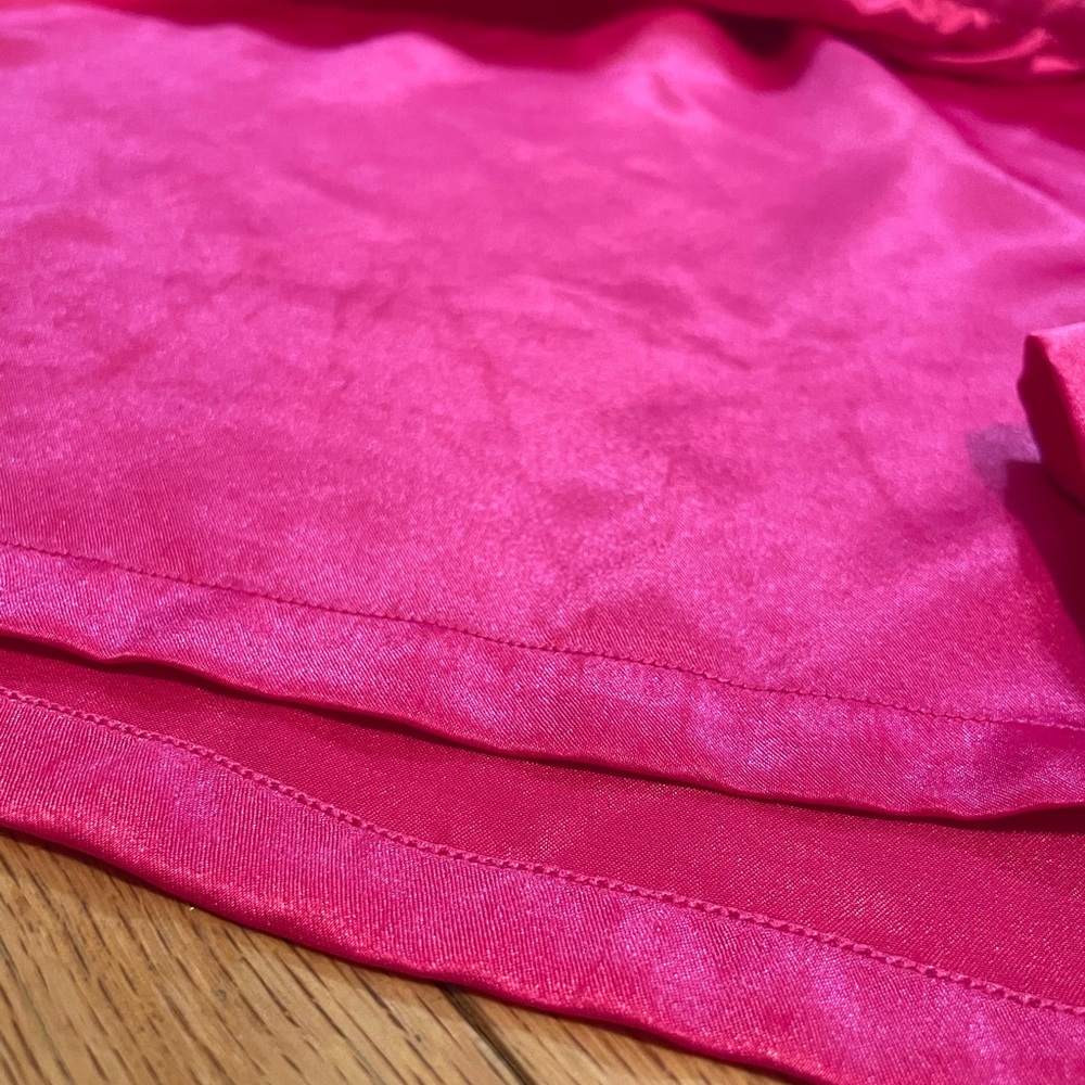 Victoria’s Secret Gold Label Satin-like Pink Sleep Shorts - Picture 8 of 16